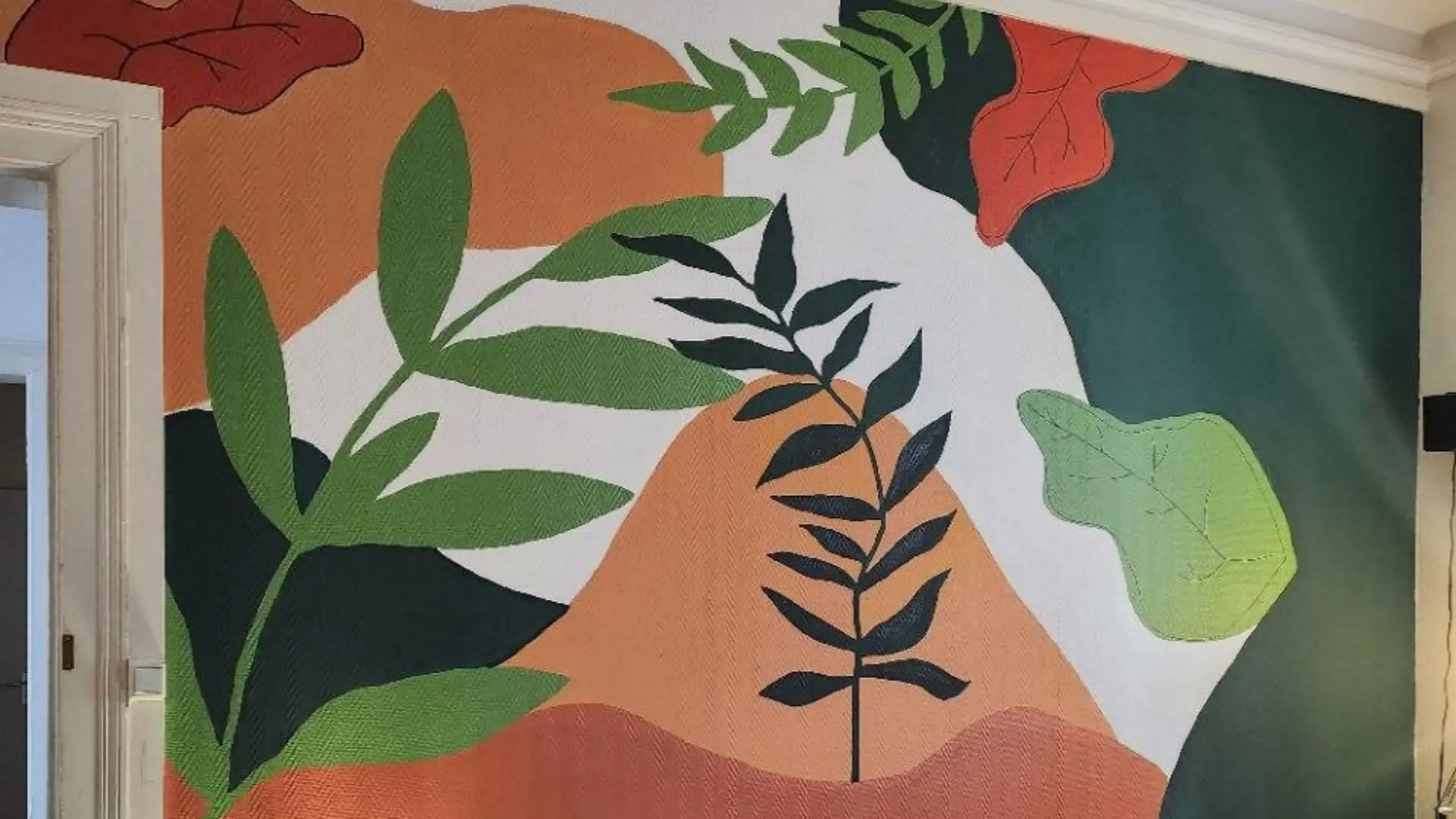 fresque vegetale